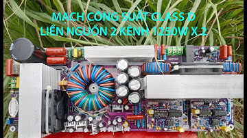 Mạch Công Suất  Class D 2 Kênh Liền Nguồn- video có phụ đề nhé - ib zalo 0338.647.056 - 0767.992.738