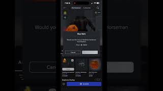 Spending 31,000 Robux On The Headless Horseman Package In Roblox