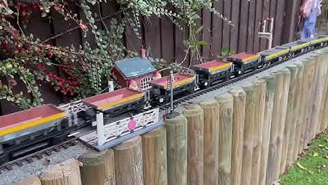 Heljan O gauge class 37s - garden railway