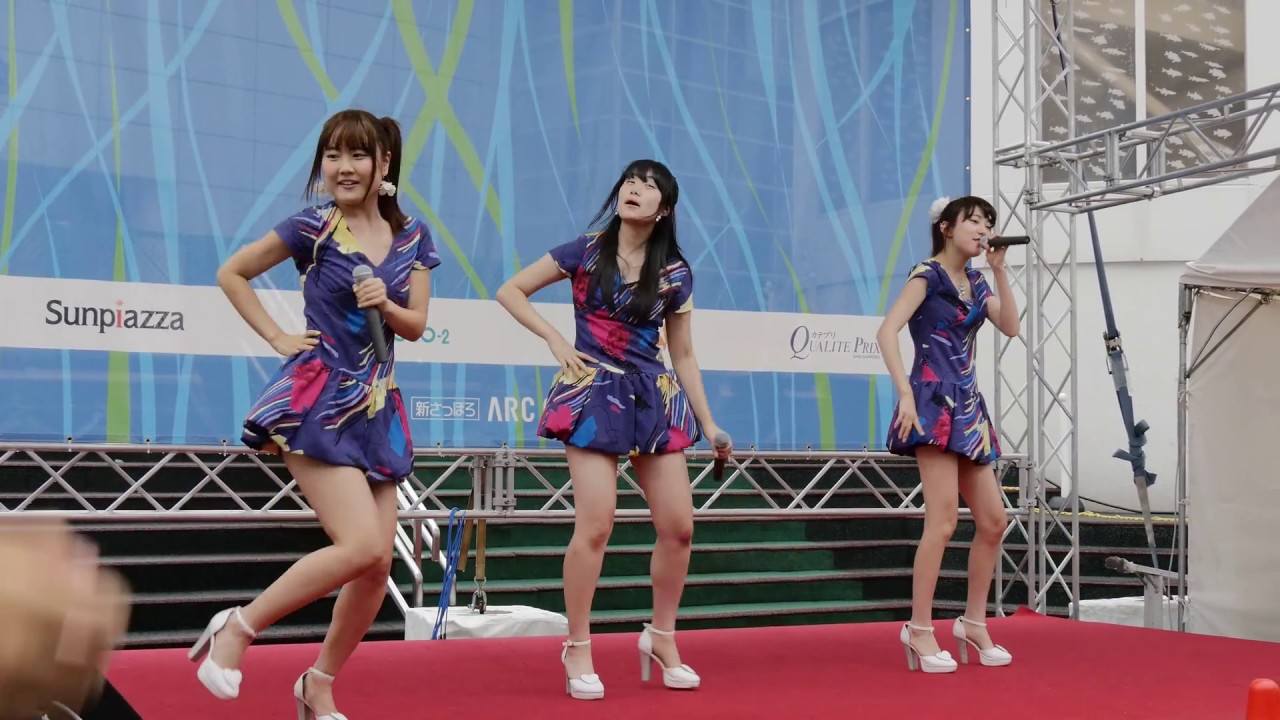【4K】MissCarat(ミスカラット)「君のダイヤモンド」 サンピアザ 厚別区民まつり協賛縁日 北海道のアイドル (15 07 26)