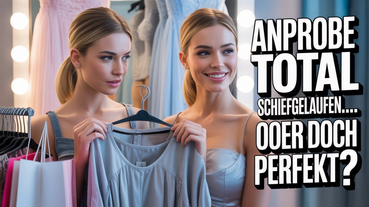 Anprobe total schiefgelaufen oder doch perfekt 👗 - YouTube