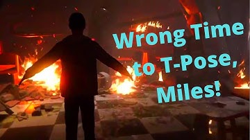 Miles Morales T Posing at The Worst Time😂:Funny Marvel’s Spider Man Bug