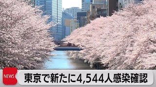 東京で新たに4,544人感染確認（2022年3月28日）