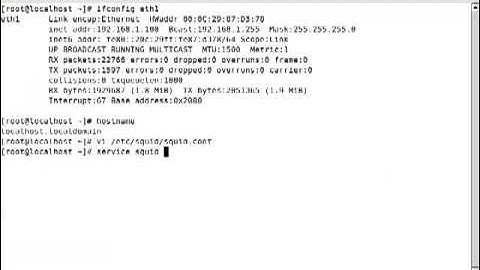 Installation of  Squid Proxy Server on CentOS 5 5