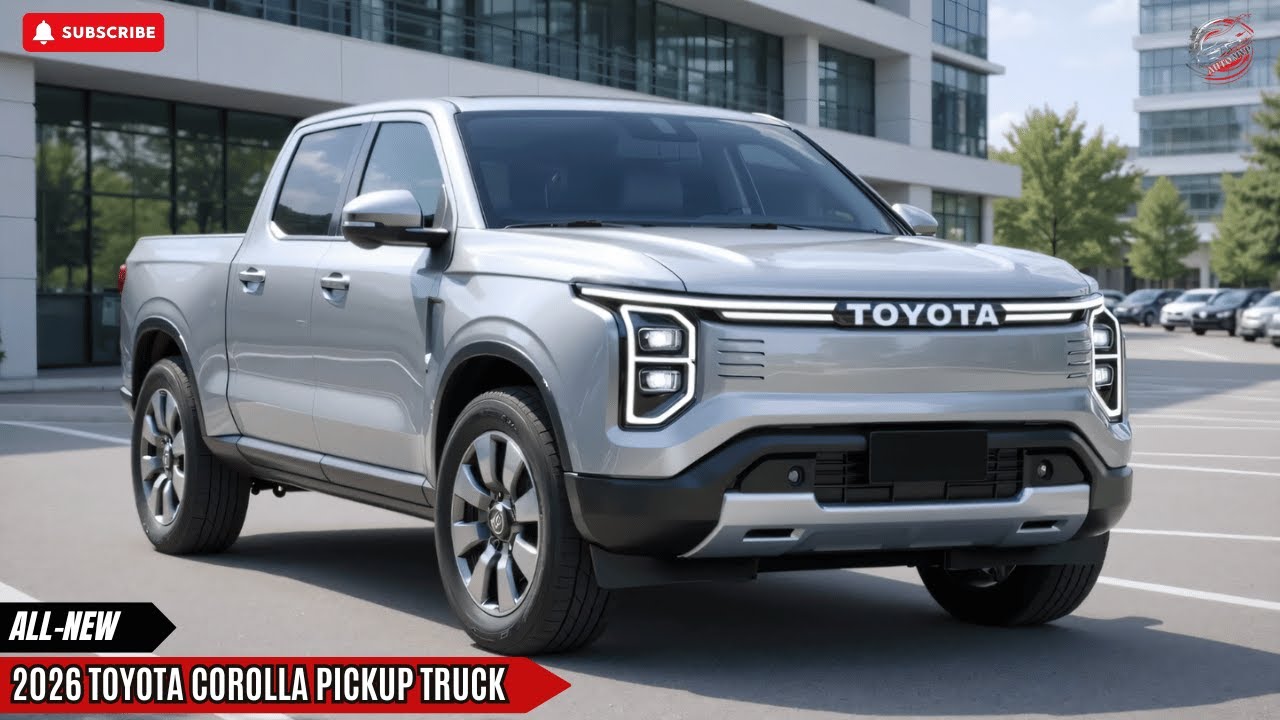 Пикап Toyota Corolla 2026 года — доступный, эффективный и универсальный