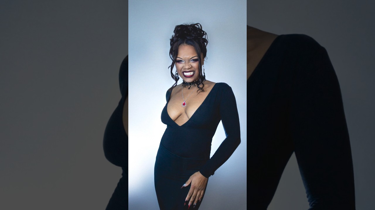 Quick Vampire Makeup Tutorial 🧛🏽‍♀️🖤 