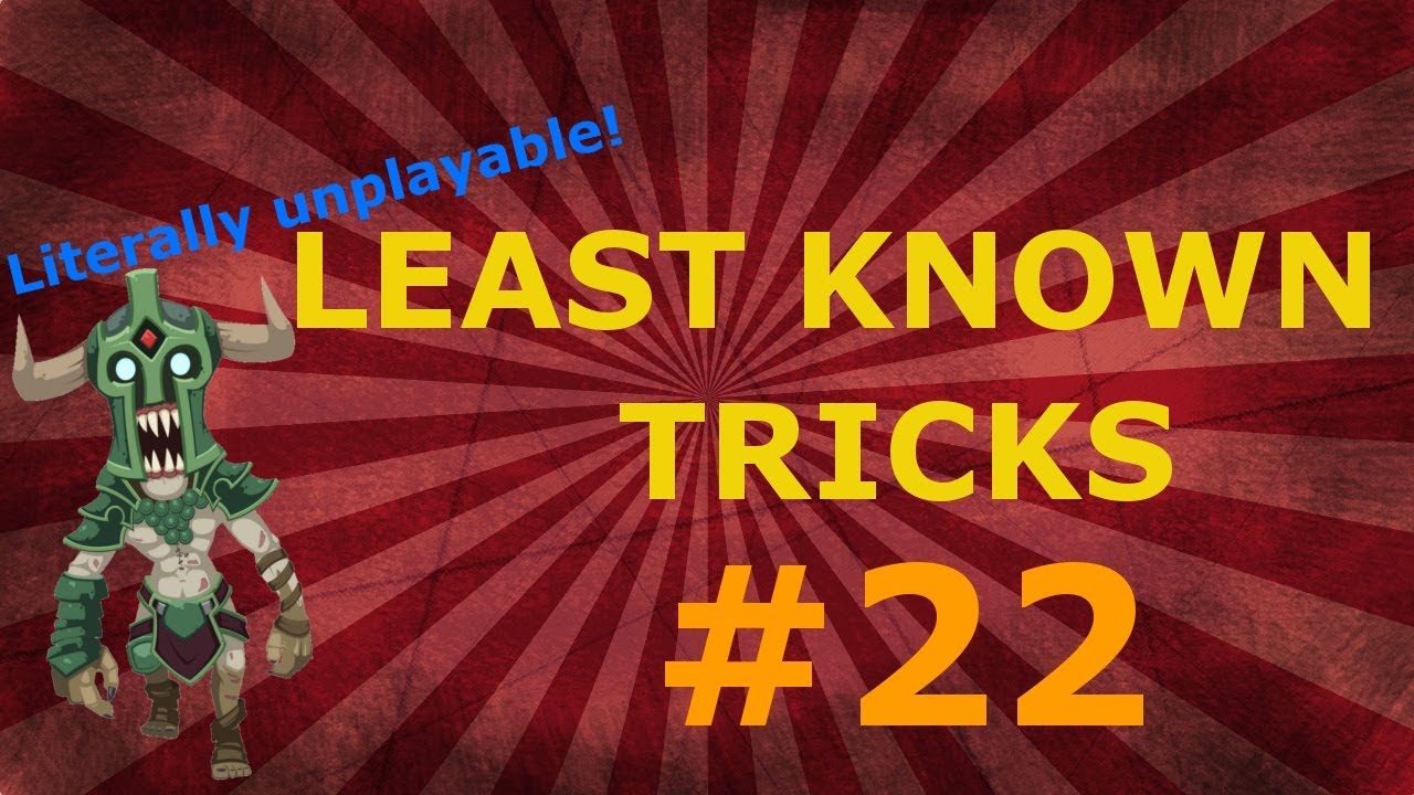 Dota 2 Least Known Tricks #22 [7.08 Undying Gamebreaking Bug]