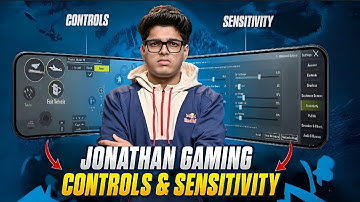 JONATHAN GAMING SENSITIVITY & CONTROL CODE 🔥 JONATHAN GAMING BGMI SENSITIVITY | BGMI SENSTIVITY 2025