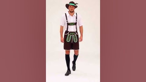 3672 Bavarian Lederhosen Adult Costume - Karnival Costumes TV