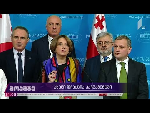 ახალი ფრაქცია პარლამენტში