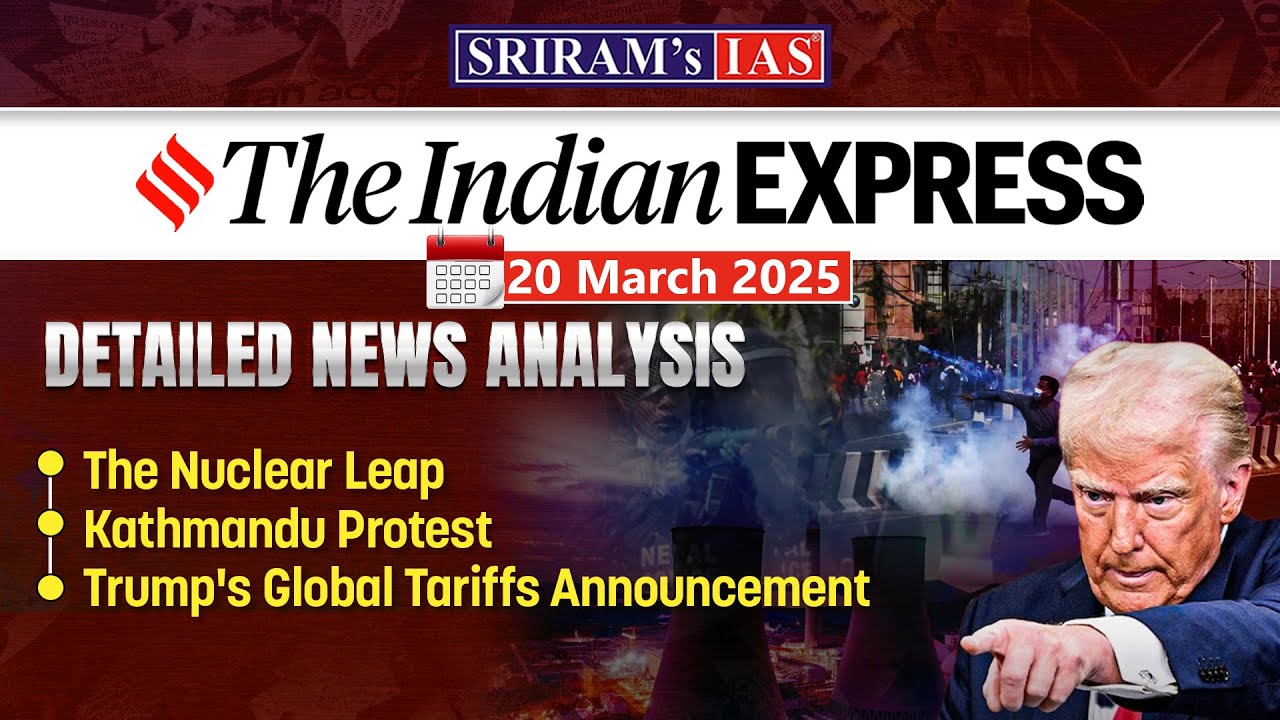 Indian Express Newspaper Analysis | 31 March 2025 | Indian Express ...