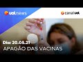 Infectologista diz como "apagão das vacinas" vai impactar na pandemia | UOL News Manhã  (20/05/2021)