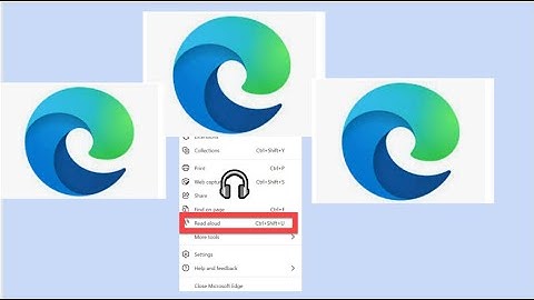 Read aloud tool in Microsoft Edge