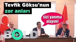 Tevfik Göksunun En Zor Toplantısı İmamoğlunun Yanında Kıvrandı