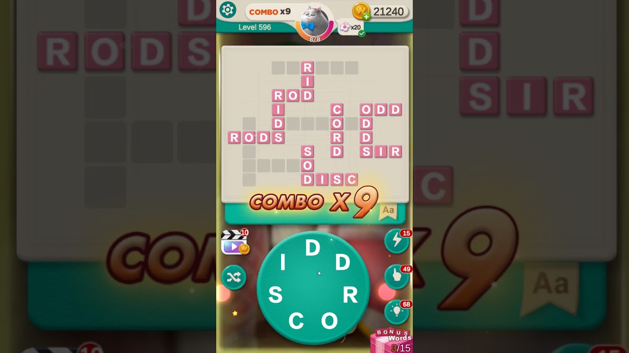 WORD VILLAS level 596
