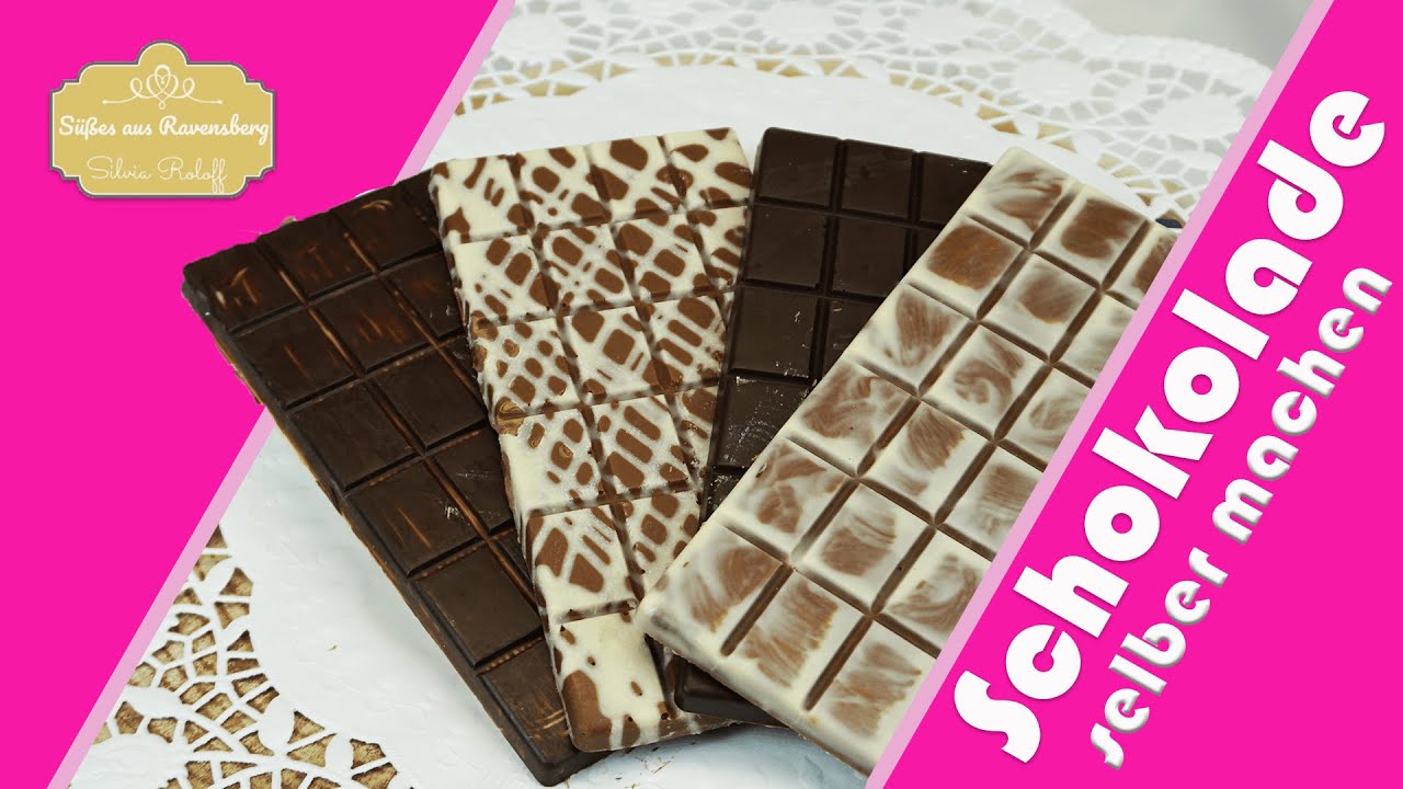 Schokolade selber machen - Tolle Schokoladentafeln fix selber machen