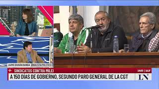 Jaime Duran Barba, analista político: "Esto no es espontáneo, es un paro de aparato"