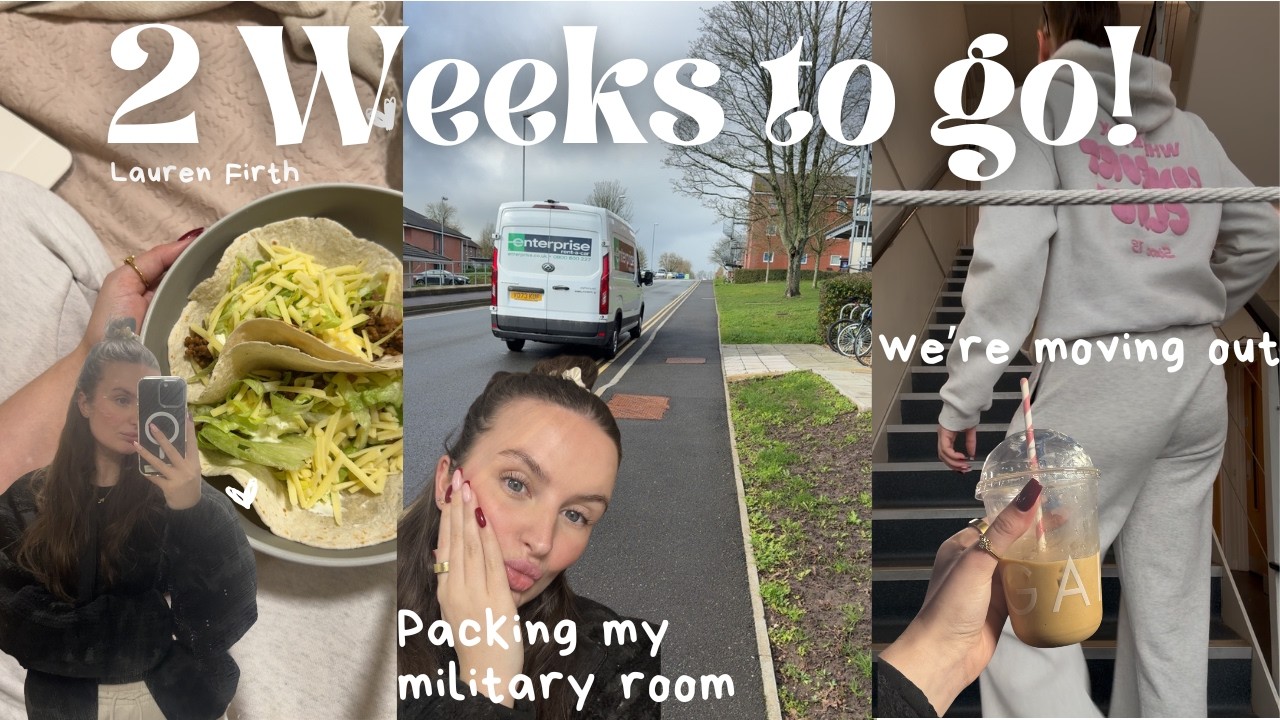 Weekly Vlog | Packing up my room, Driving a big van 🚐