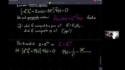 An update on exact WKB and supersymmetric field theory -Andy Neitzke