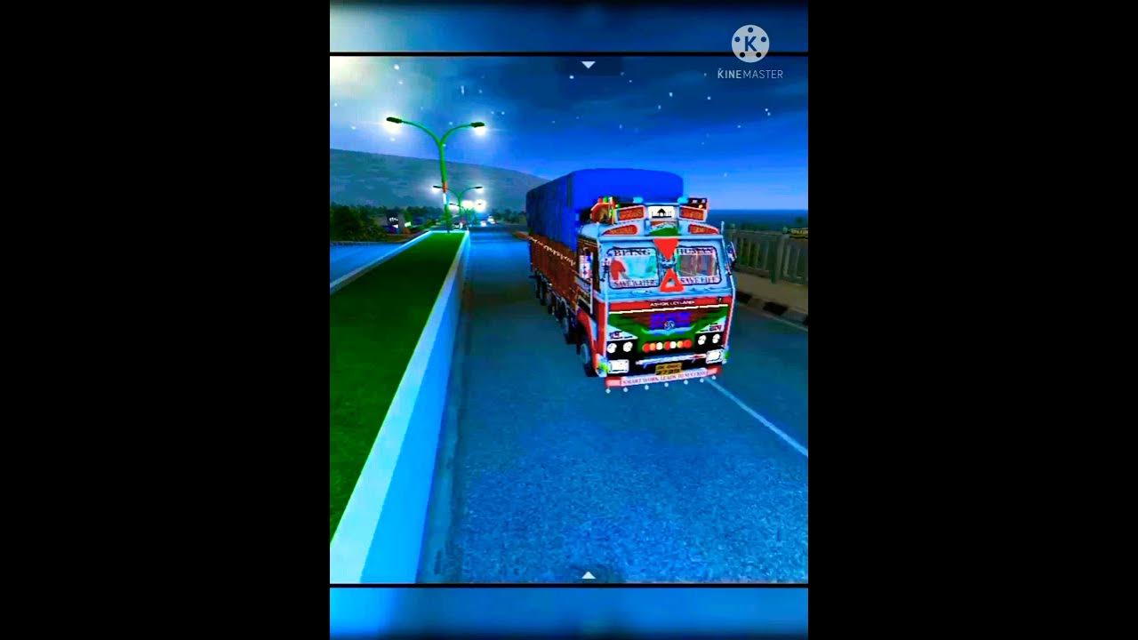 ASHOK LEYLAND TRUCK DRIVER PULIYA IN INDONESIYA BUS GAME YouTube