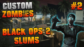 Custom Zombies - "BLACK OPS 2 SLUMS" Pt2 "RAYGUN MK3" (COD WAW Custom Zombies)