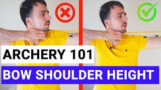 How To Lower Your Bow Shoulder (Archery 101 For Beginners)