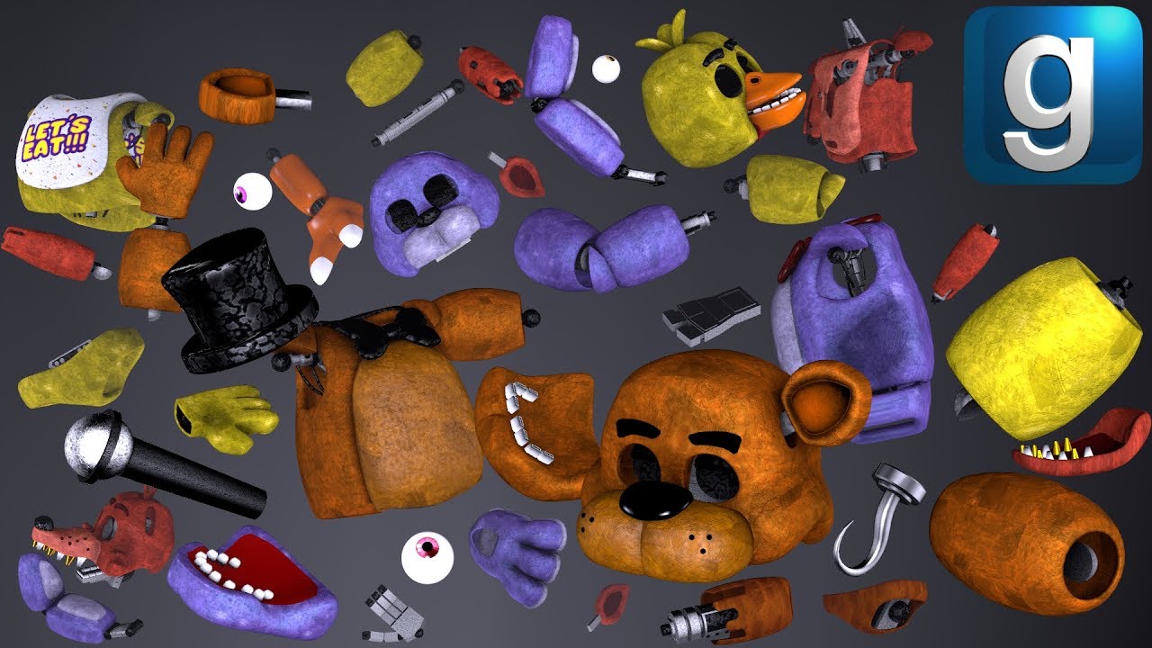 Gmod FNAF  Rebuilding The FNAF 1 Animatronics With Spare Parts [Part 1] 