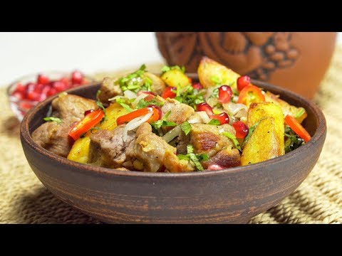 Знаменитые ОДЖАХУРИ — жареное мясо с картофелем для семейного ужина. Рецепт от Всегда Вкусно!