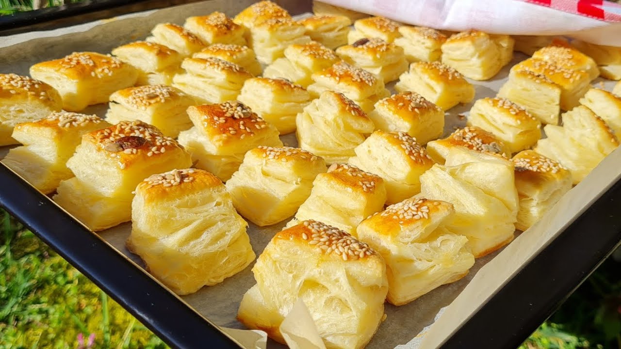 Neverovatno dobar recept❗Napravite lisnato testo i žu-žu lepši nego u pekari