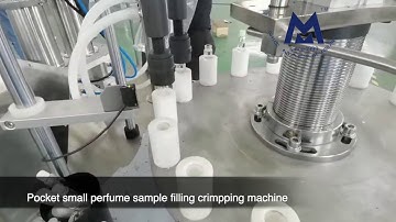 Micmachinery Pocket small perfume sample filling crimpping machine