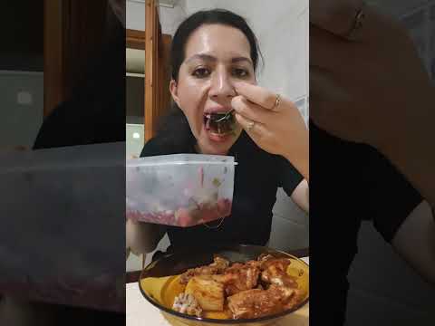 Tavuk patates asmr #food #mukbang Gizemidoloji tiktok video #life