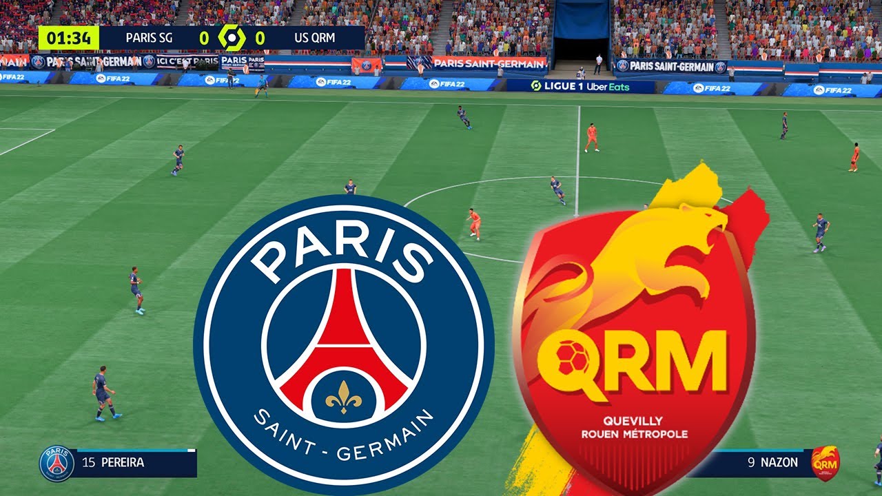 PARIS SAINT GERMAIN (PSG) VS QUEVILLY ROUEN LIVE MATCH CLUB FRIENDLIES