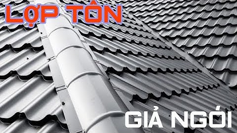 Hướng dẫn Lợp tôn giả ngói | Tôn giả ngói đẹp - Cuộc sống thường ngày TV