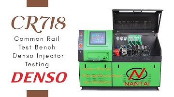 15. Testing DENSO injectors on CR718 Common rail test bench