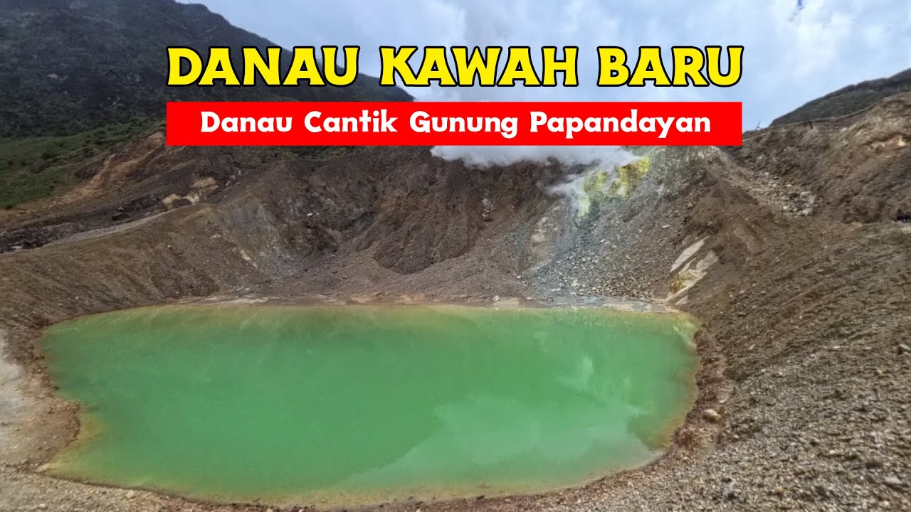 Perjalanan ke DANAU KAWAH BARU Gunung Papandayan | Gak Nyangka Secantik Ini! 