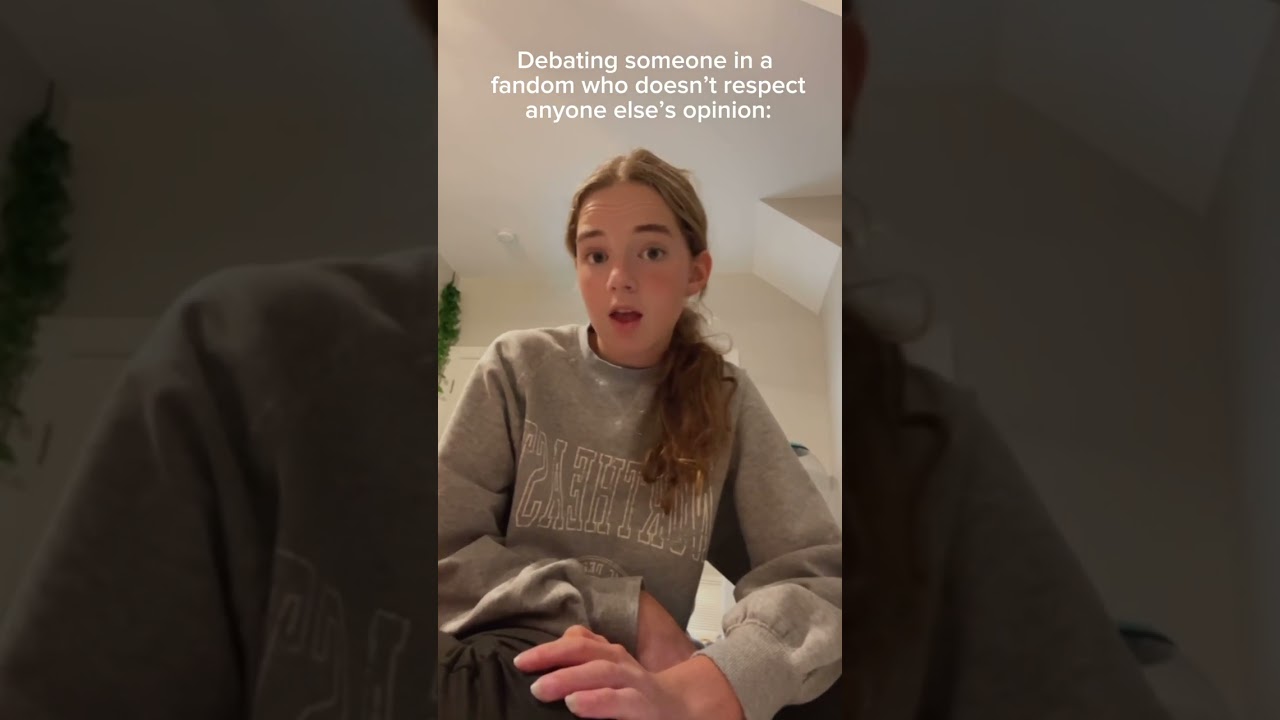 Debating that one person in the fandom who can’t respect anyone else’s opinions: 