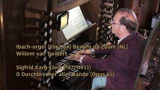 Sigfrid Karg-Elert O Durchbrecher Aller Bande Willem Van Twillert Ibach-Organ Bergen Op Zoom Nl