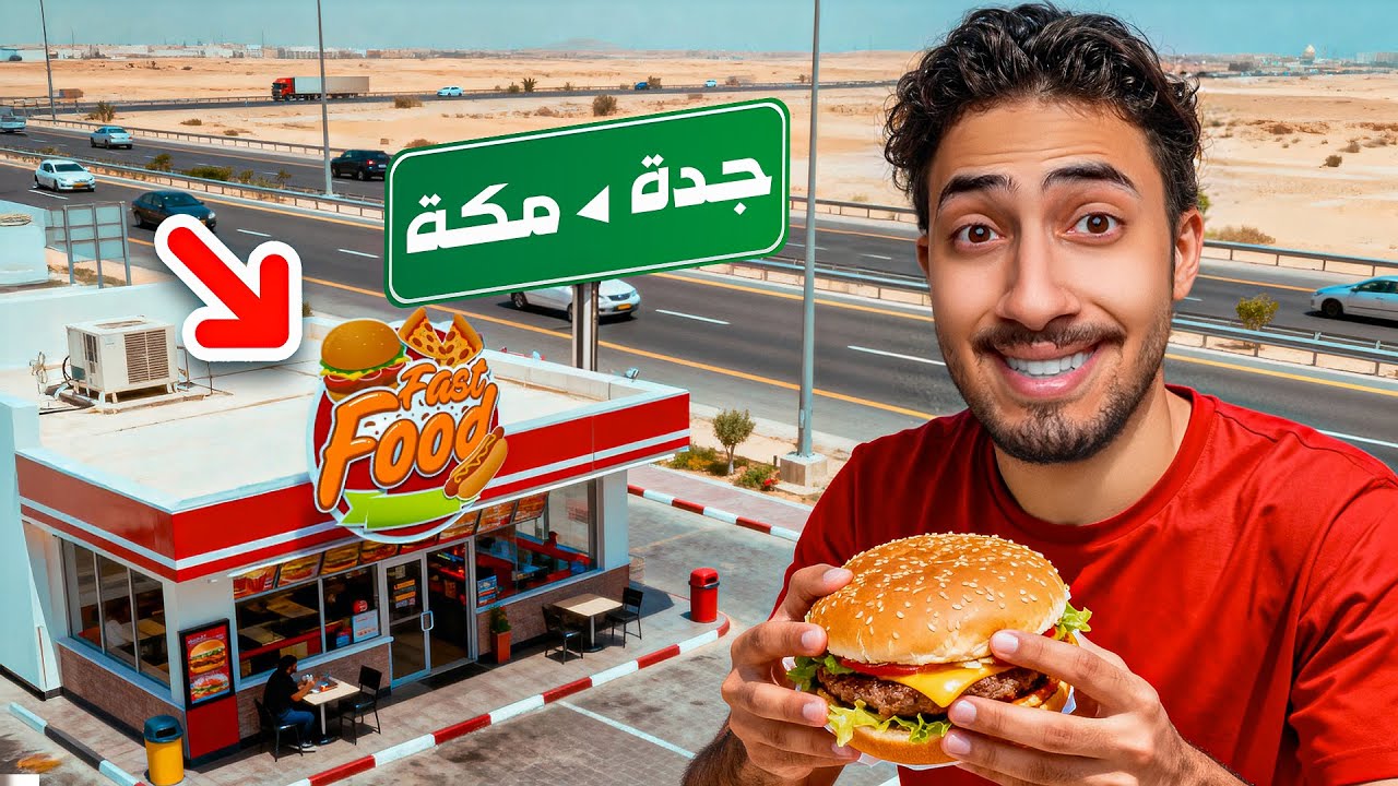 جربت أكل محطات السفر 😳