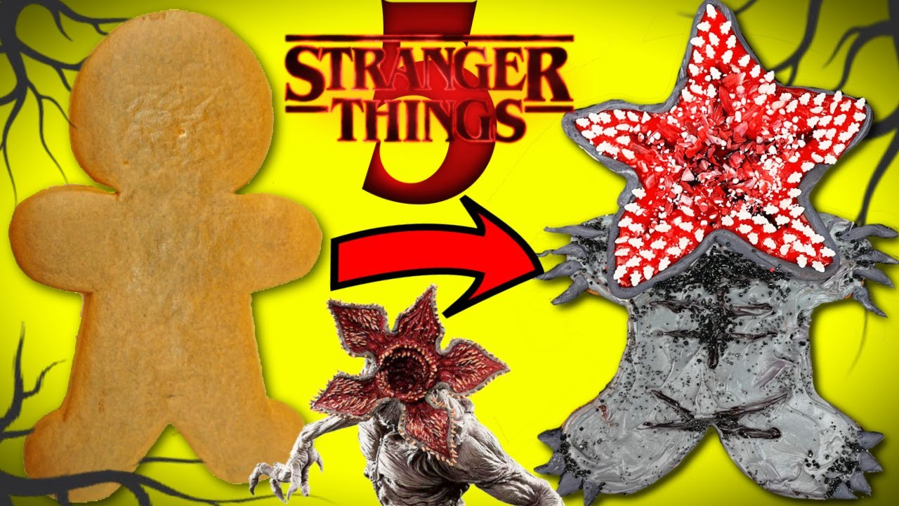 Stranger Things 5 The Demogorgon Gingerbread Man Cookie Decoration DIY ...