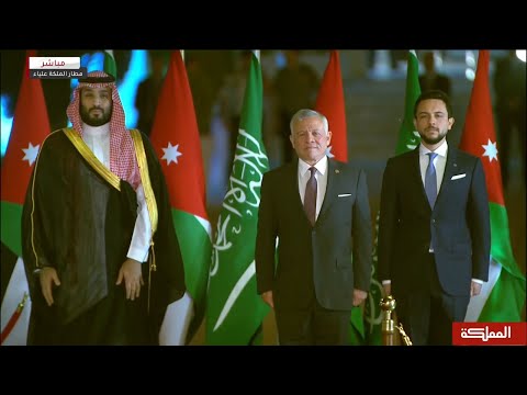 الملك وولي العهد يستقبلان ولي العهد السعودي