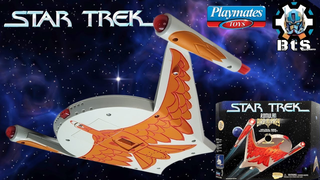 Star Trek ROMULAN BIRD OF PREY Playmates 1997! Bert the