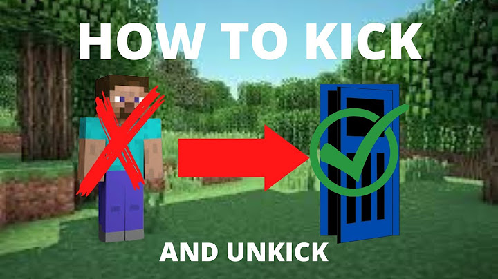 How do you un kick someone from a Minecraft switch?