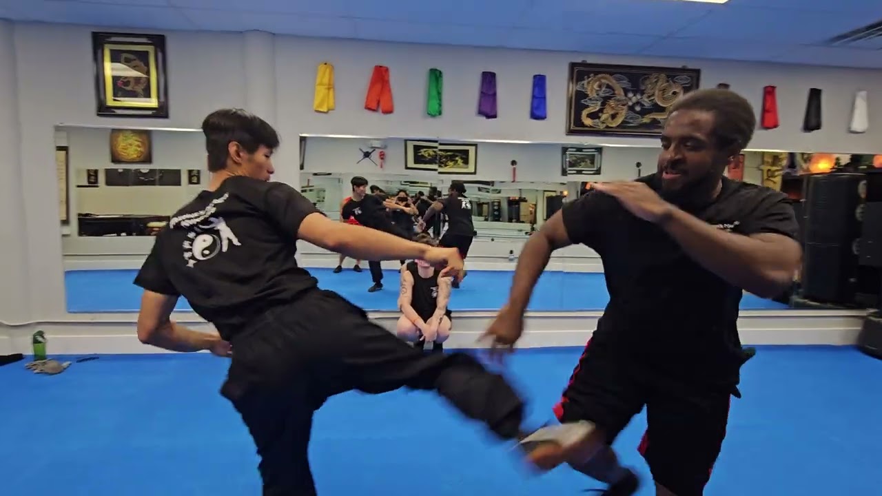 Kung Fu Sparring #9 - Ken vs. Angie - Brandon vs. Kang 