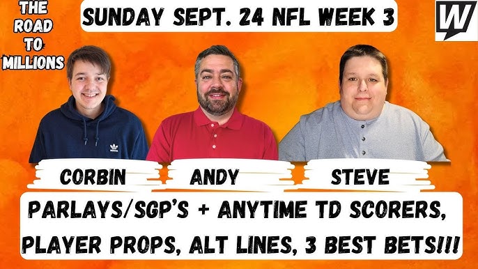 NFL Week 3 Player Prop Predictions, Picks and Best Bets