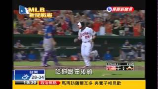 20140703MLB金鶯3連勝遊騎兵 殷仔明拚橫掃