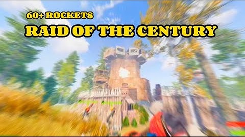 60 ROCKET!!! END OF WIPE RAID-RUST CONSOLE