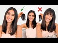 How To - Clip-in Bangs | Light & Dense Hair Bangs | Bang Hair Extensions | Hair Extensions India