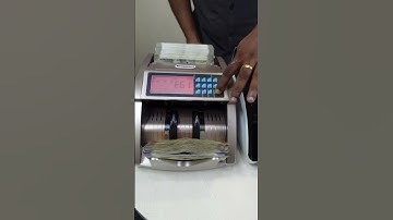 Cash counting machine