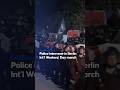 Police intervened in the May Day demonstration held in Berlin