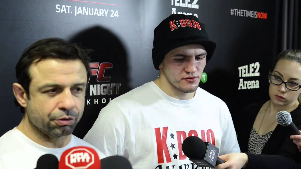 UFC Sweden 2015: Albert Tumenov Post fight interview